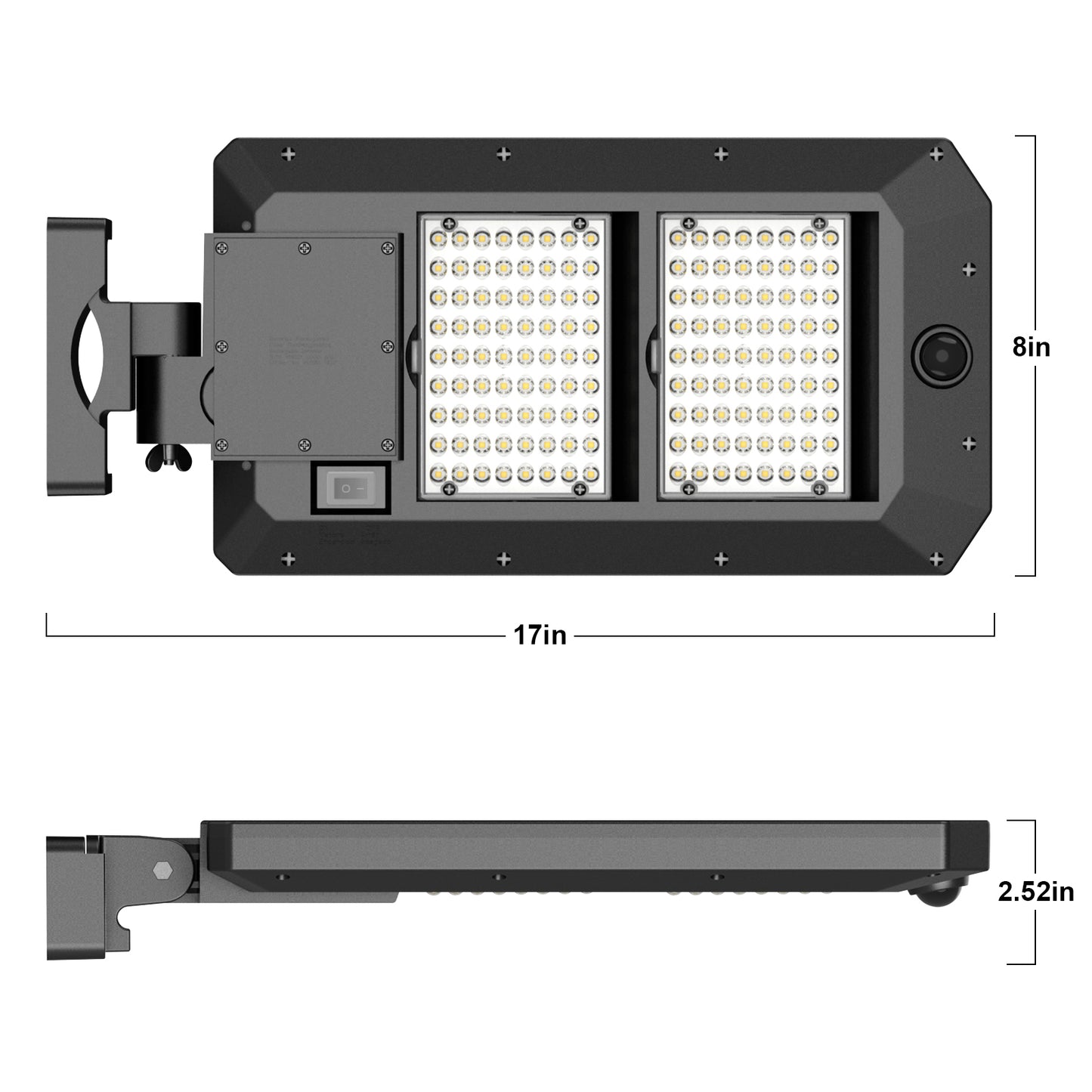 Vesra Solar-Powered Motion-Activated LED Street Light – Easy DIY Installation, 4000 Lumens
